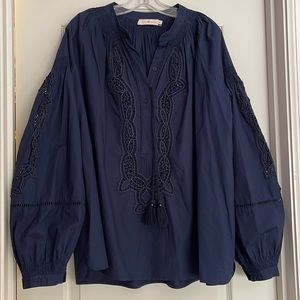 Tory Burch navy tunic size XL